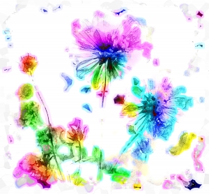 Painting flowers